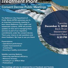 Wastewater Treatment Plant Consent Decree Meeting 12/3